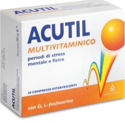 Acutil Multivitaminico Integratore Energetico 20 Compresse Effervescenti
