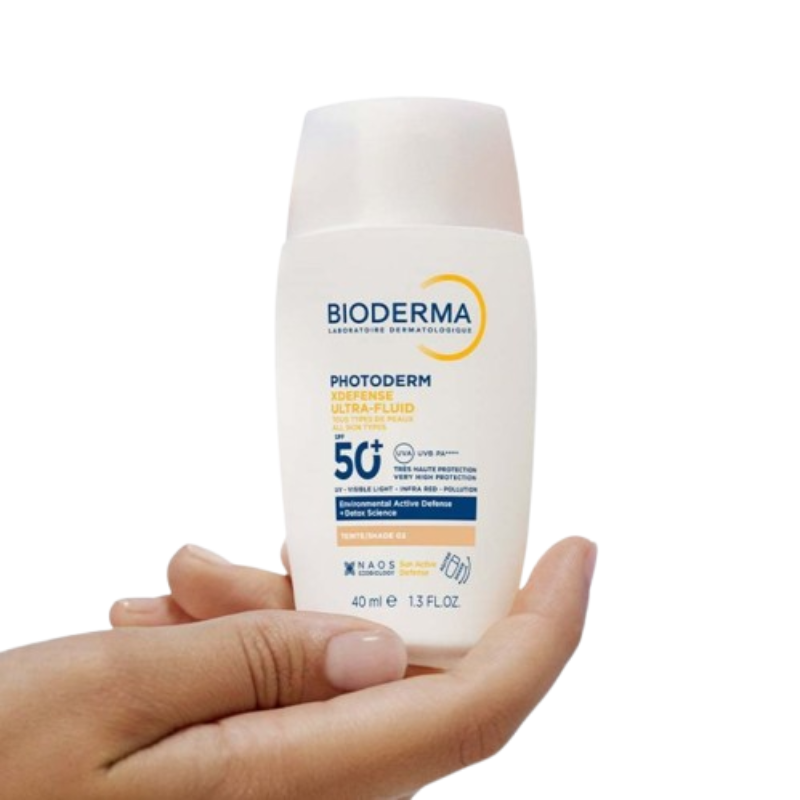 Bioderma Photoderm - Xdefense Ultra Fluid SPF50+ Crema Solare Viso Colorata 40 ml - Tonalità 02