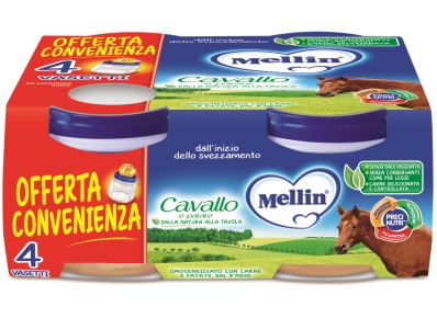 Mellin Omogeneizzato Di Cavallo 4x80g