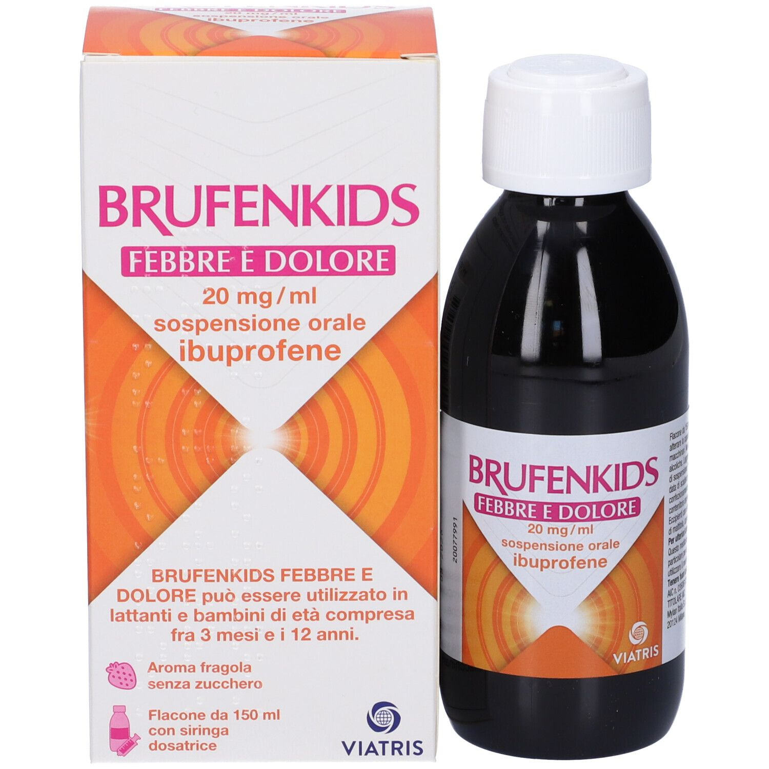 FrobenKids Febbre e Dolore 20 mg/ml Ibuprofene Sospensione Orale 150 ml