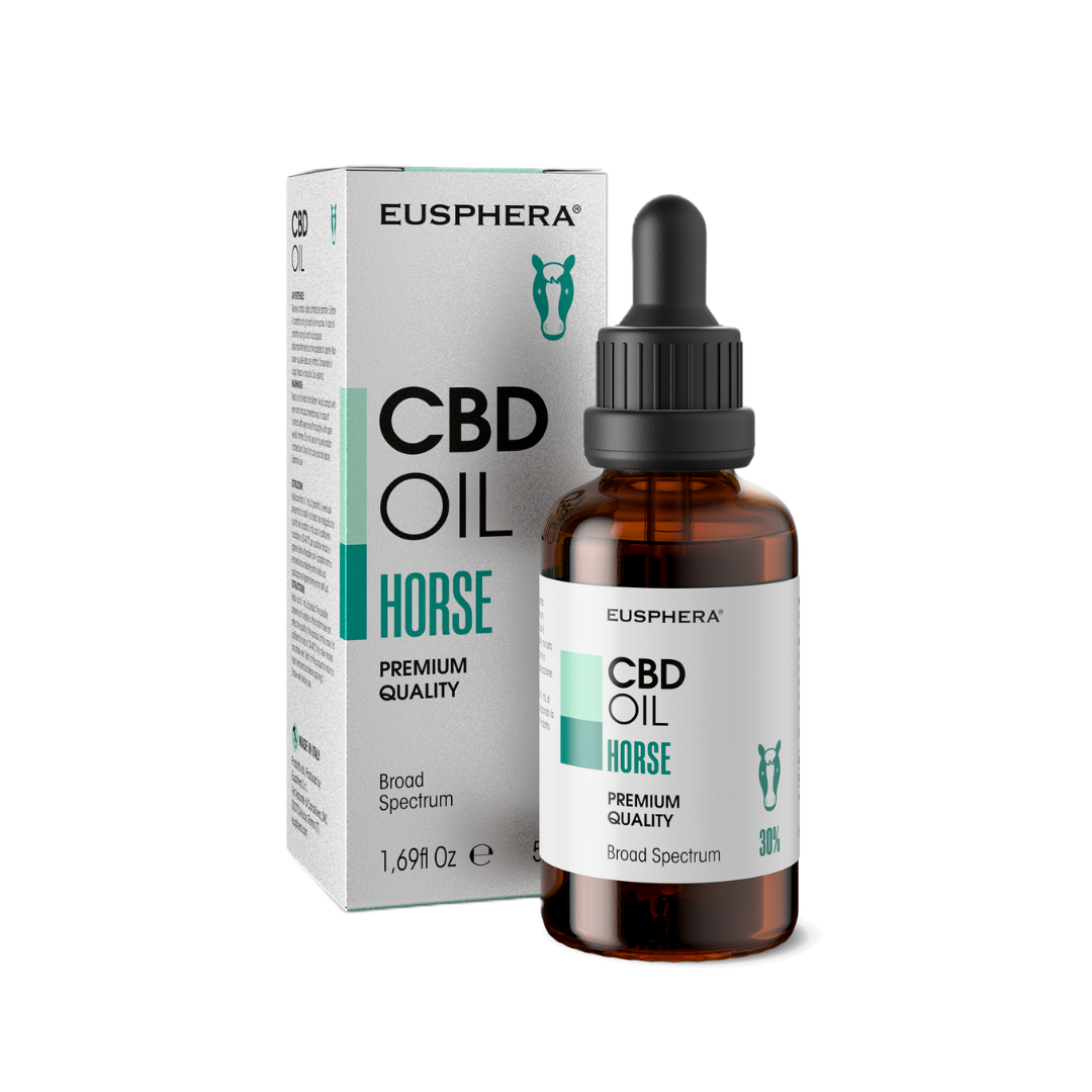 Eusphera CBD Oil Horse - Olio Nutriente per Cavalli 50 ml