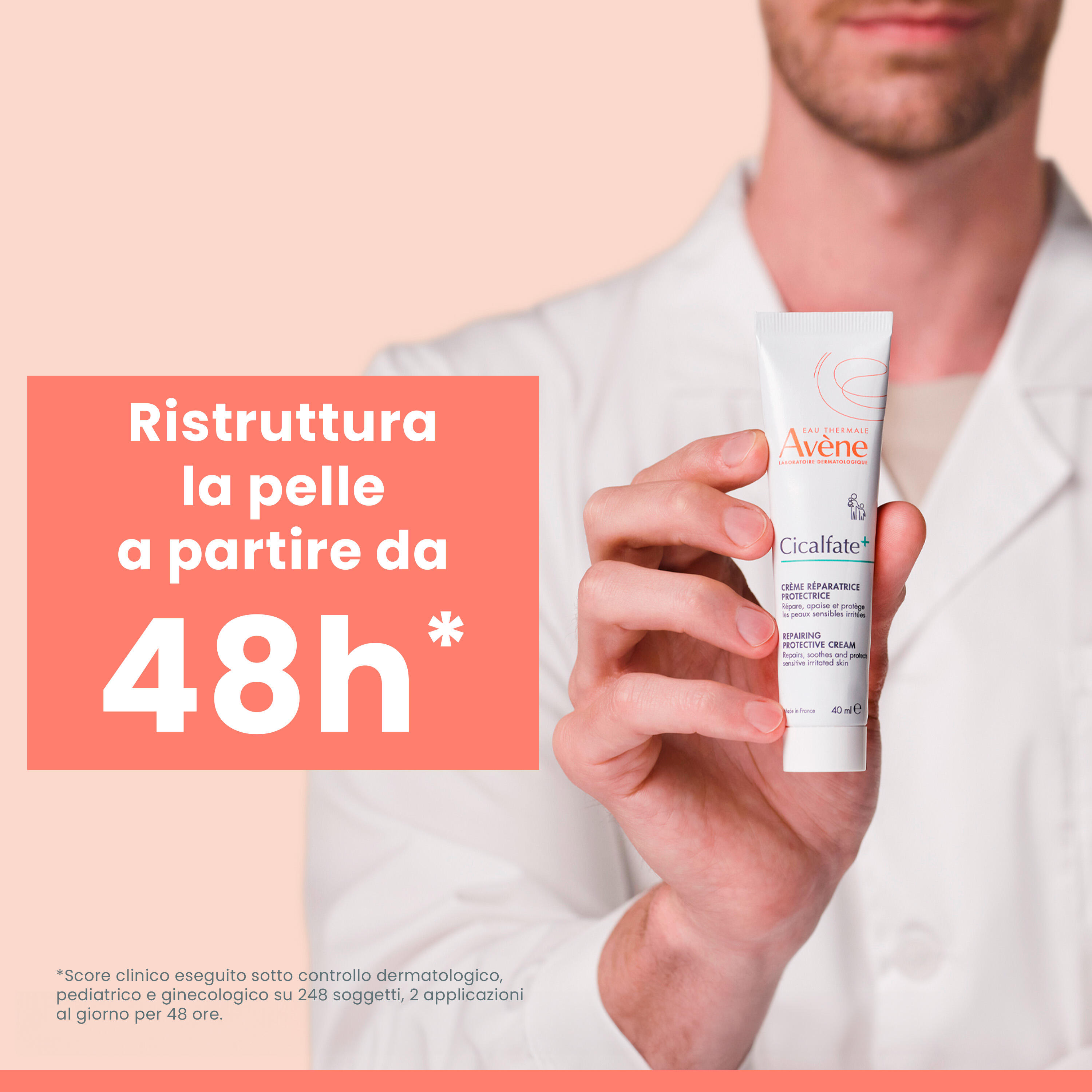 Avène Cicalfate+ - Crema Ristrutturante Protettiva Per Pelle Fragilizzata 100 ml