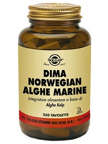 Solgar Dima Norwegian Alghe Marine Integratore Metabolismo 250 Tavolette