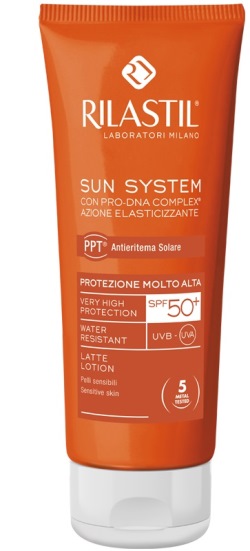 Rilastil Sun System Latte Solare SPF 50+ Protezione Viso e Corpo 100 ml