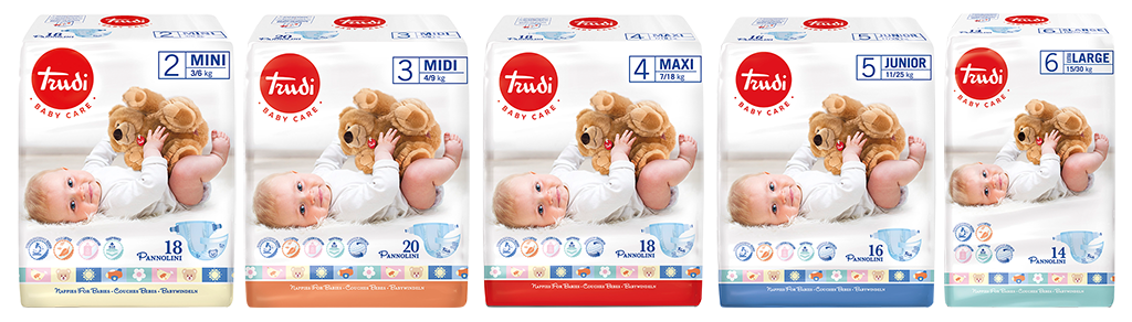 TRUDI Pann. 3-6Kg Mini 24pz