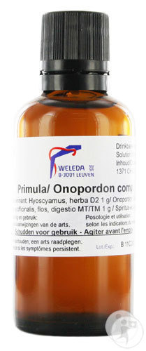 Weleda Onopordon Primula mite gocce 50ml