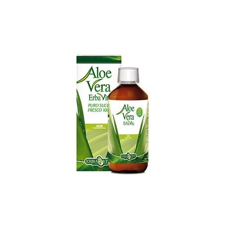 Erba Vita Aloe Vera Puro Succo 100% Integratore Depurativo 1000 Ml 