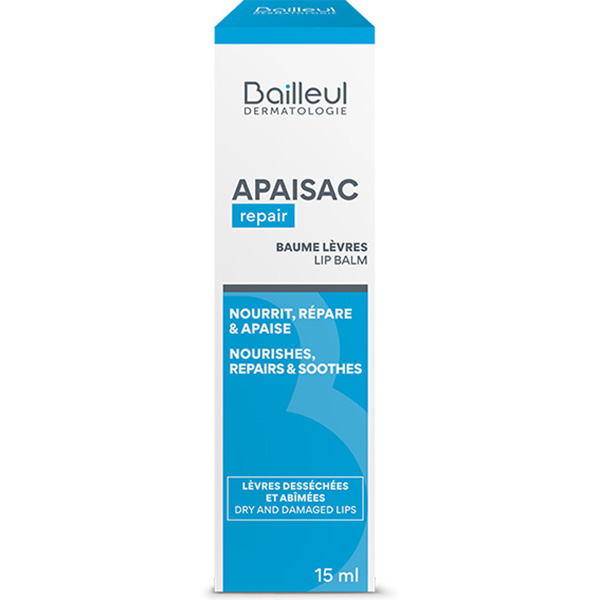 Apaisac Balsamo Labbra Nutriente per riparare, proteggere e rimpolpare labbra secche e screpolate 15ml