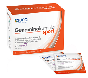 Gunamino Formula Sport Integratore Amminoacidi 42 Bustine