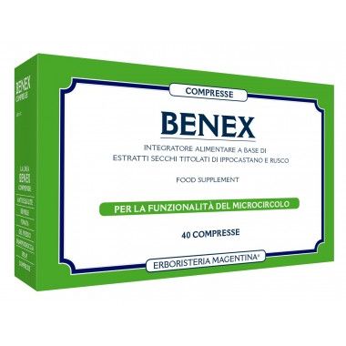 Benex - Integratore per la funzionalità del microcircolo - 40 compresse