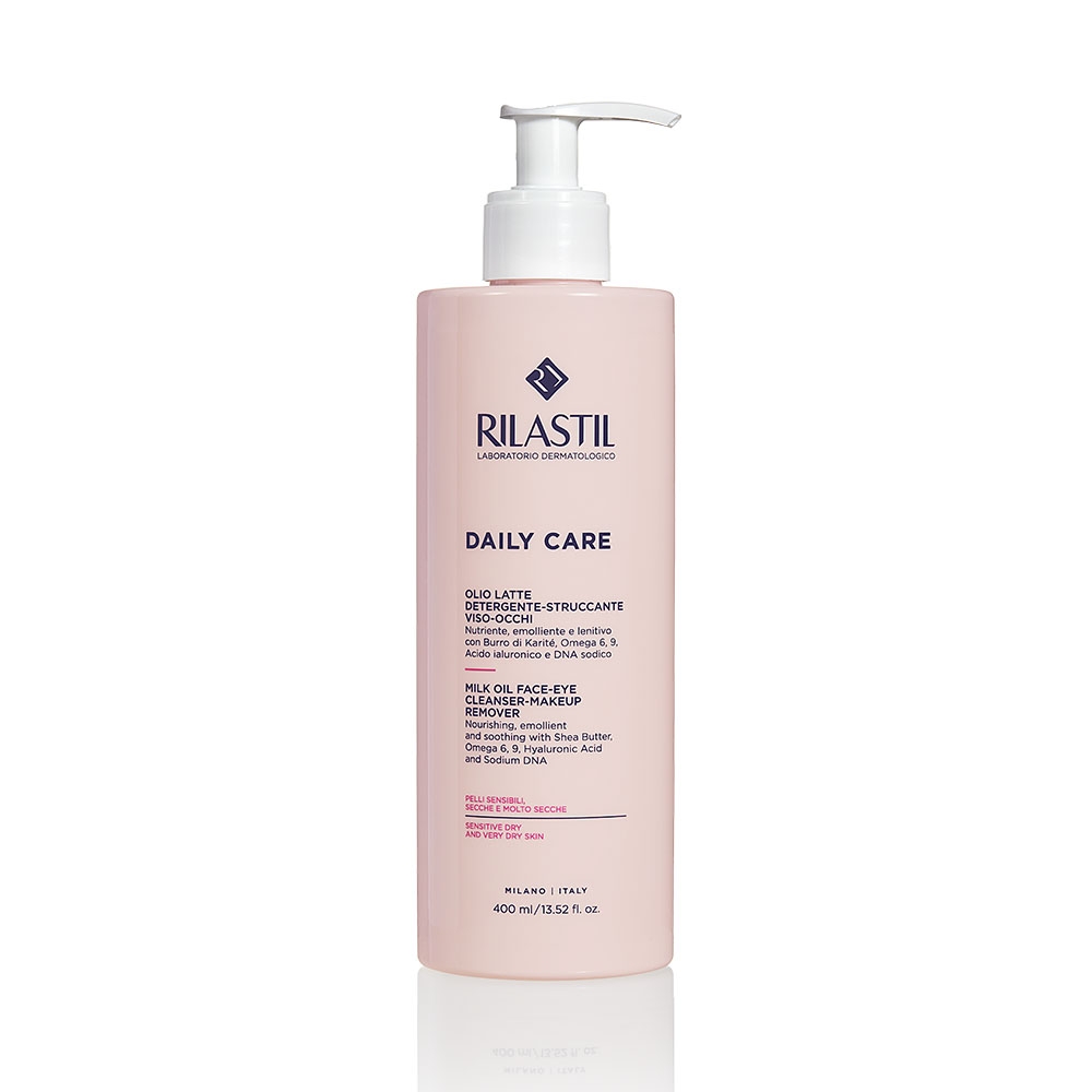 Rilastil Daily Care Olio-Latte Detergente Viso e Occhi 400 mL