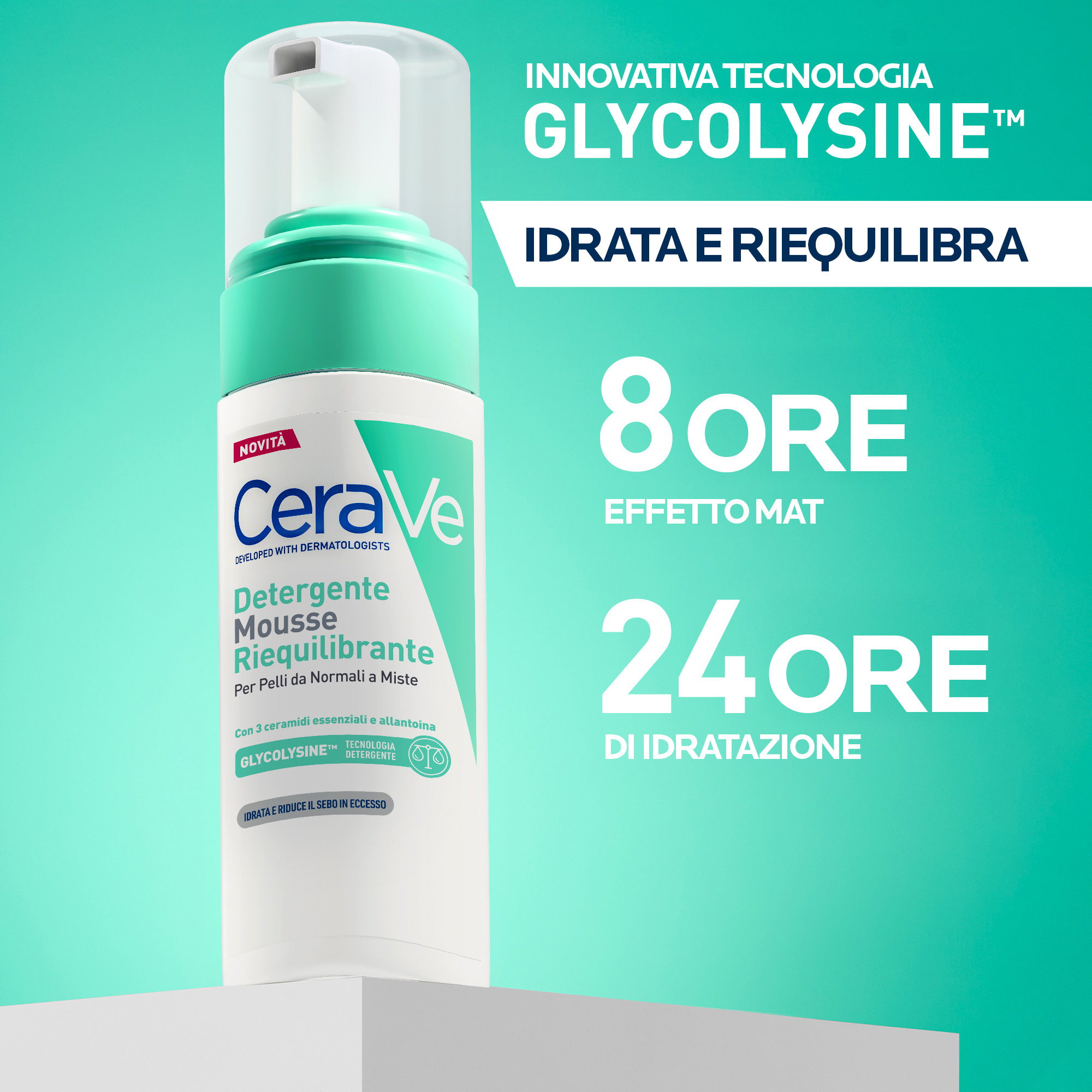 Cerave Mousse Detergente Riequilibrante 148 ml