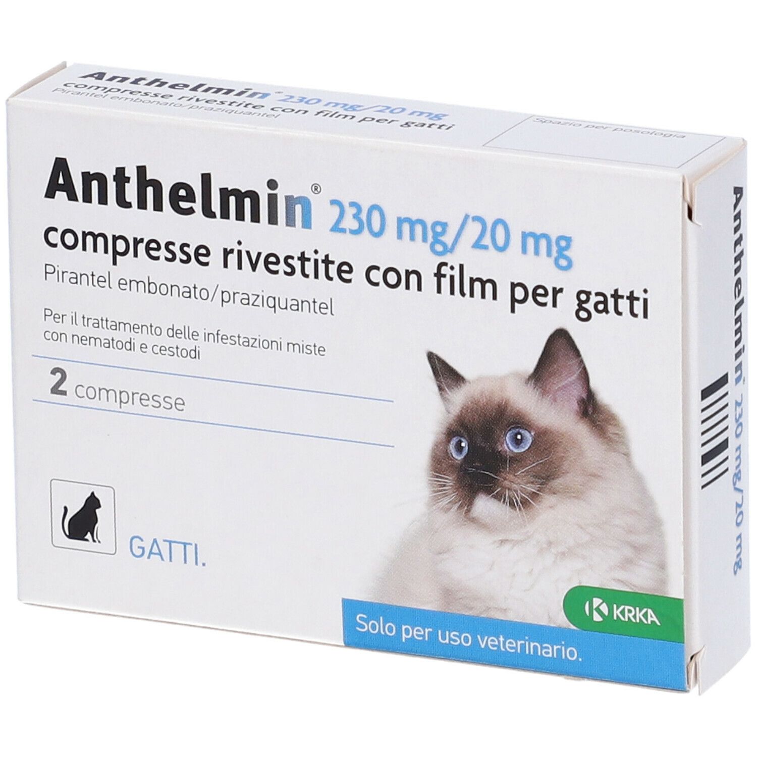 ANTHELMIN 2CPR 230+20MG GATTO