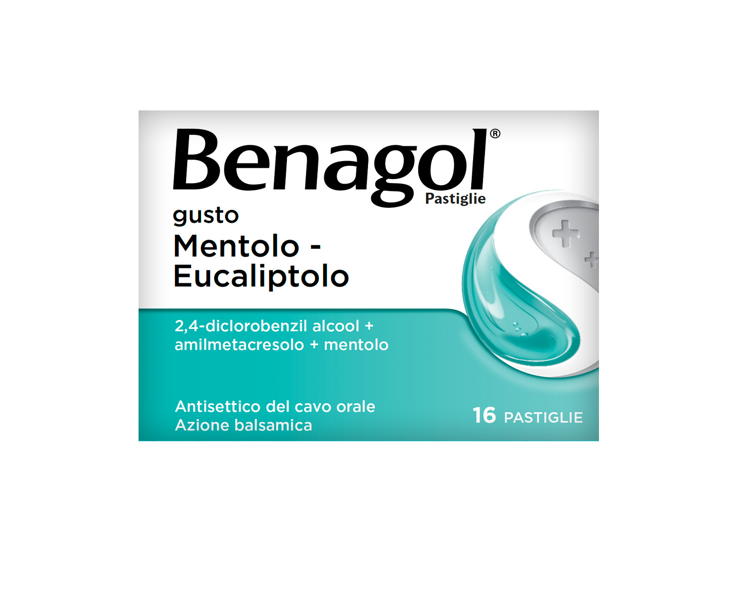 BENAGOL MENTOLO & EUCALIPTOLO 16 PAST. pastiglie mal di gola 