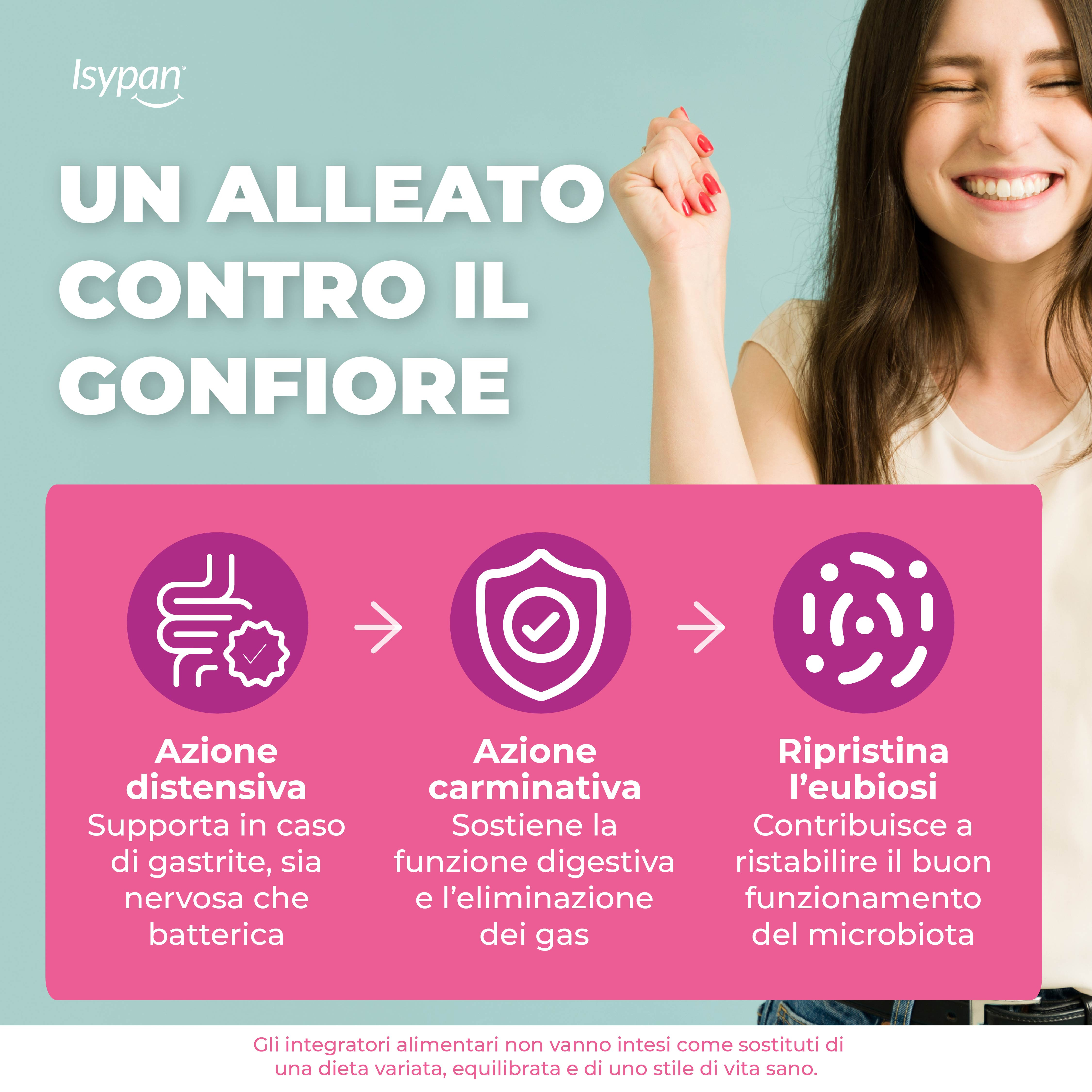 ISYPAN PESANTEZZA E GONFIORE 20 COMPRESSE MASTICABILI