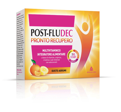 Post-FluDec Pronto Recupero Integratore Multivitaminico Post Influenza 12 Bustine 