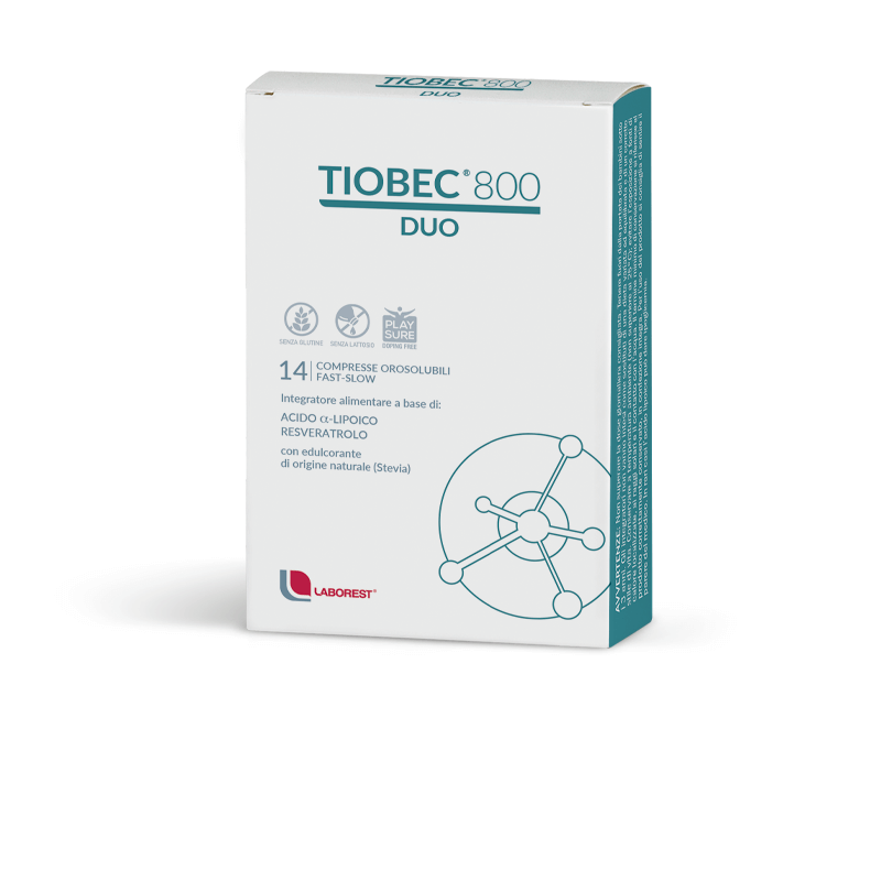 Tiobec 800 Duo contro stress ossidativo 14 cpr orosolubili 