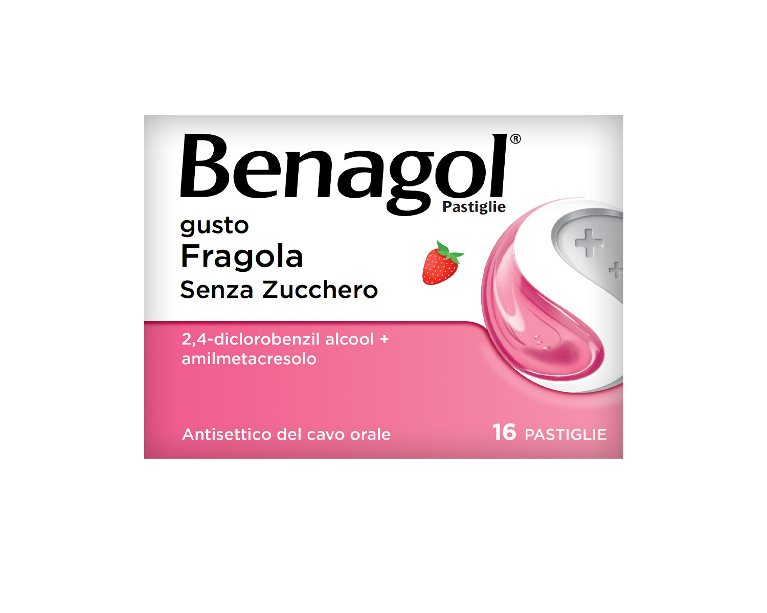 BENAGOL FRAGOLA S/Z 16 PAST. pastiglie mal di gola 