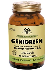 Solgar Genigreen Integratore Menopausa 30 Capsule Vegetali