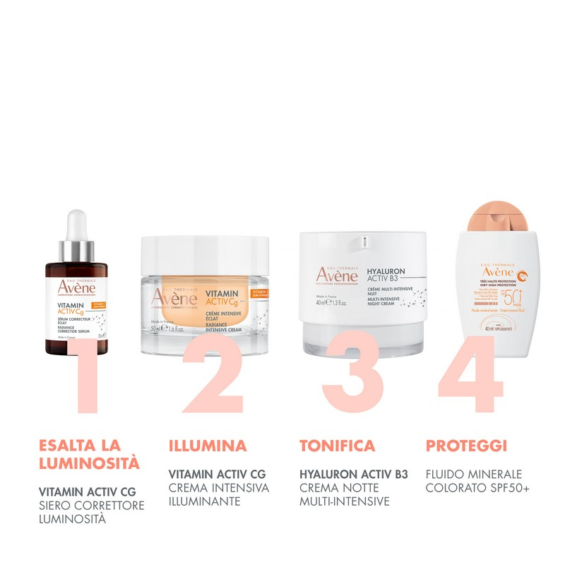 Eau Thermale Avène Vitamin Activ Cg Siero Correttore Luminosità, anti-età, 30ml 