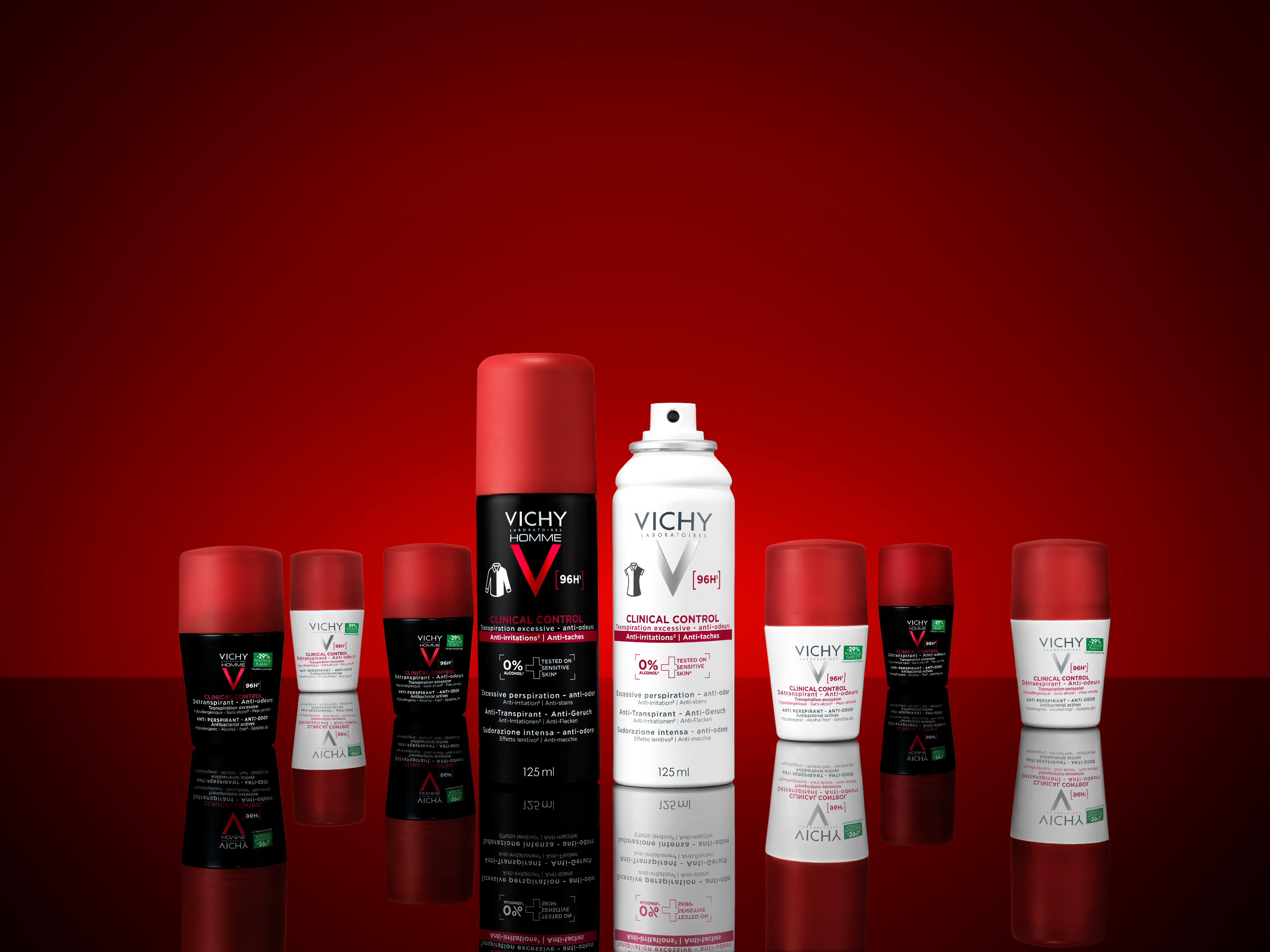 Vichy Deo Clinical - Deodorante Aerosol Per Sudorazione Intensa 125 ml