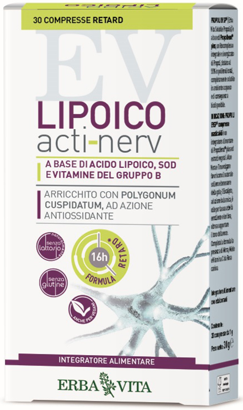 LIPOICO ACTI NERV RETARD 30CPR