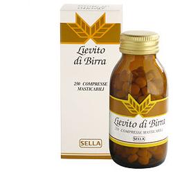 Sella Lievito Di Birra Integratore Purificante 250 Compresse