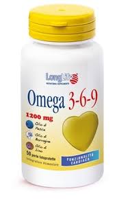 LongLife Omega 3-6-9 Integratore Di Acidi Grassi 50 Perle