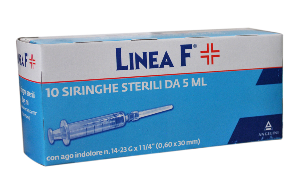 Linea F 10 siringhe sterili da 5ml