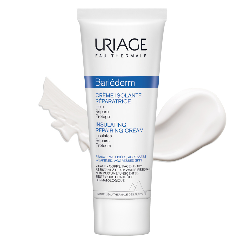 URIAGE BARIÉDERM Crema isolante riparatrice, soluzione anti-sfregamento per pelle fragilizzata e irritata 75 ml