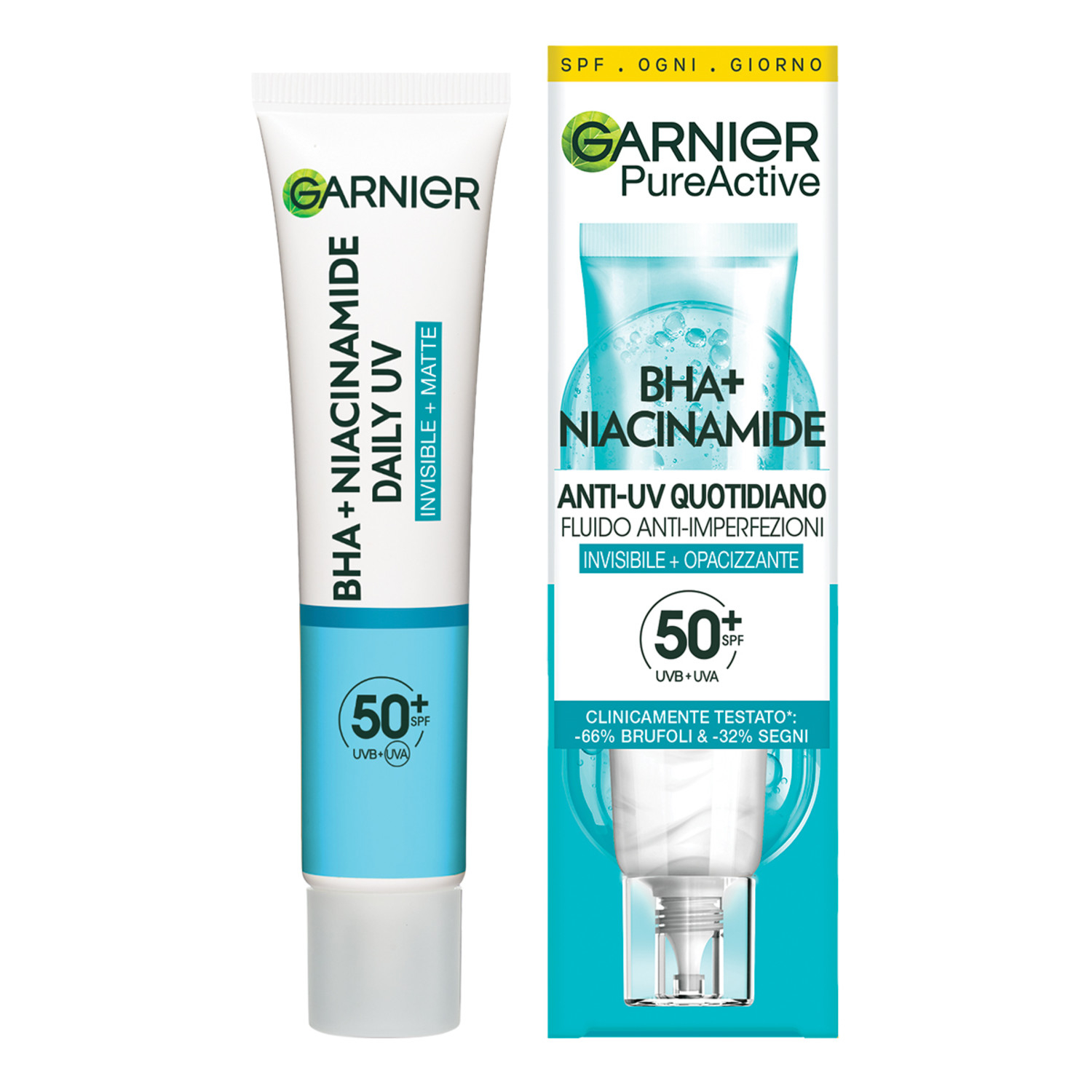 GARNIER FLUIDO ANTI UV BHA 50+