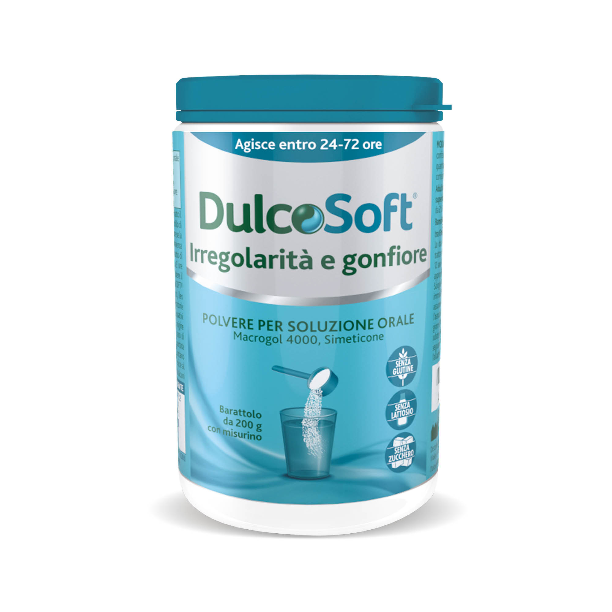 DulcoSoft Irregolarità E Gonfiore Polvere 200 g - Lassativo Ad Azione Delicata