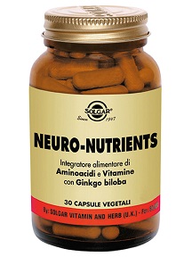 Solgar Neuro Nutrients Integratore Sistema Nervoso 30 Capsule