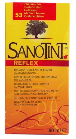SANOTINT Riflessante delicato per capelli al miglio dorato REFLEX 53 castano chiaro