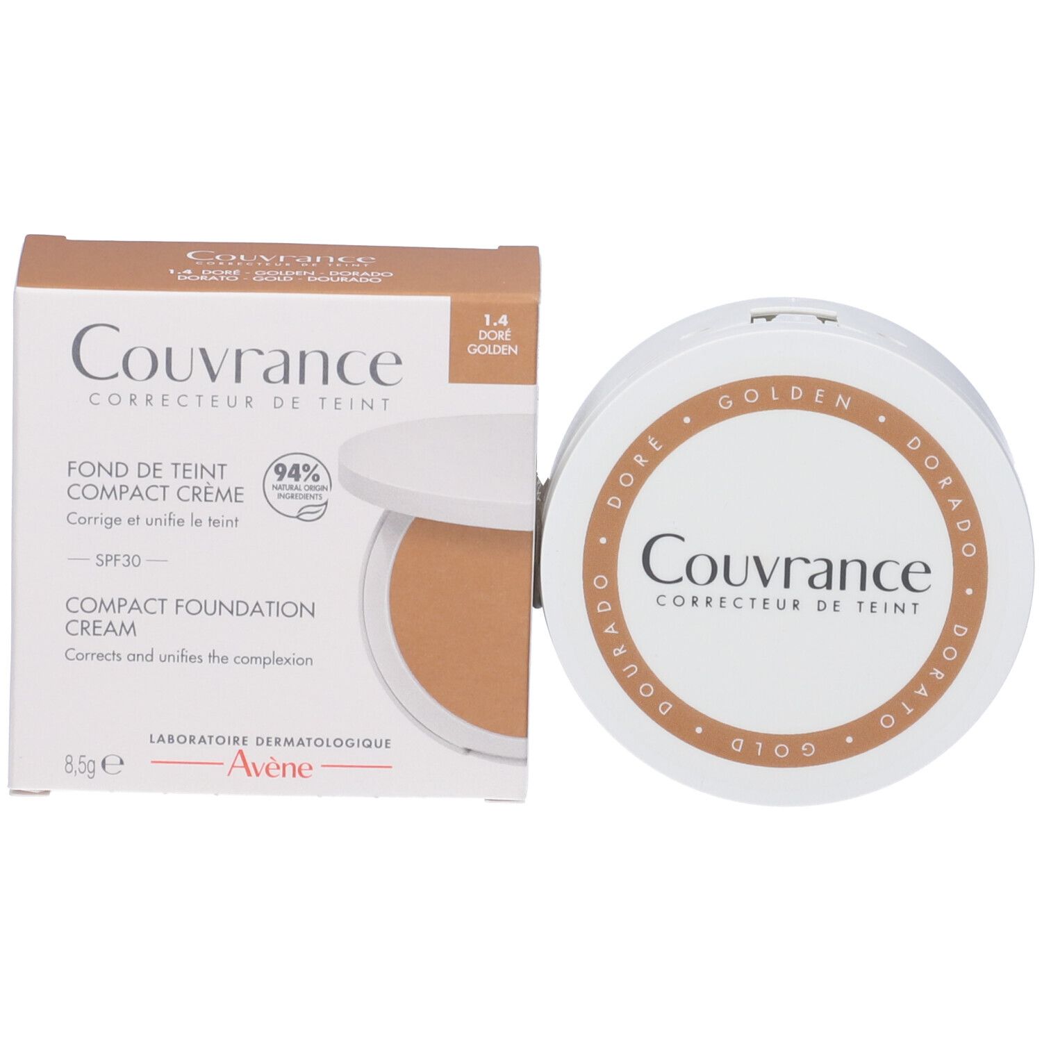 COUVRANCE Fondotinta Comp.Dorato 9,5g
