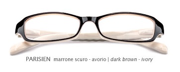 Corpootto Parisien Marrone Scuro Avorio Occhiali Per Lettura +1,50