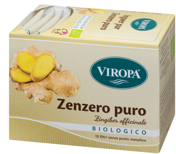 Viropa Zenzero Puro Bio 15 Bustine Con Filtro