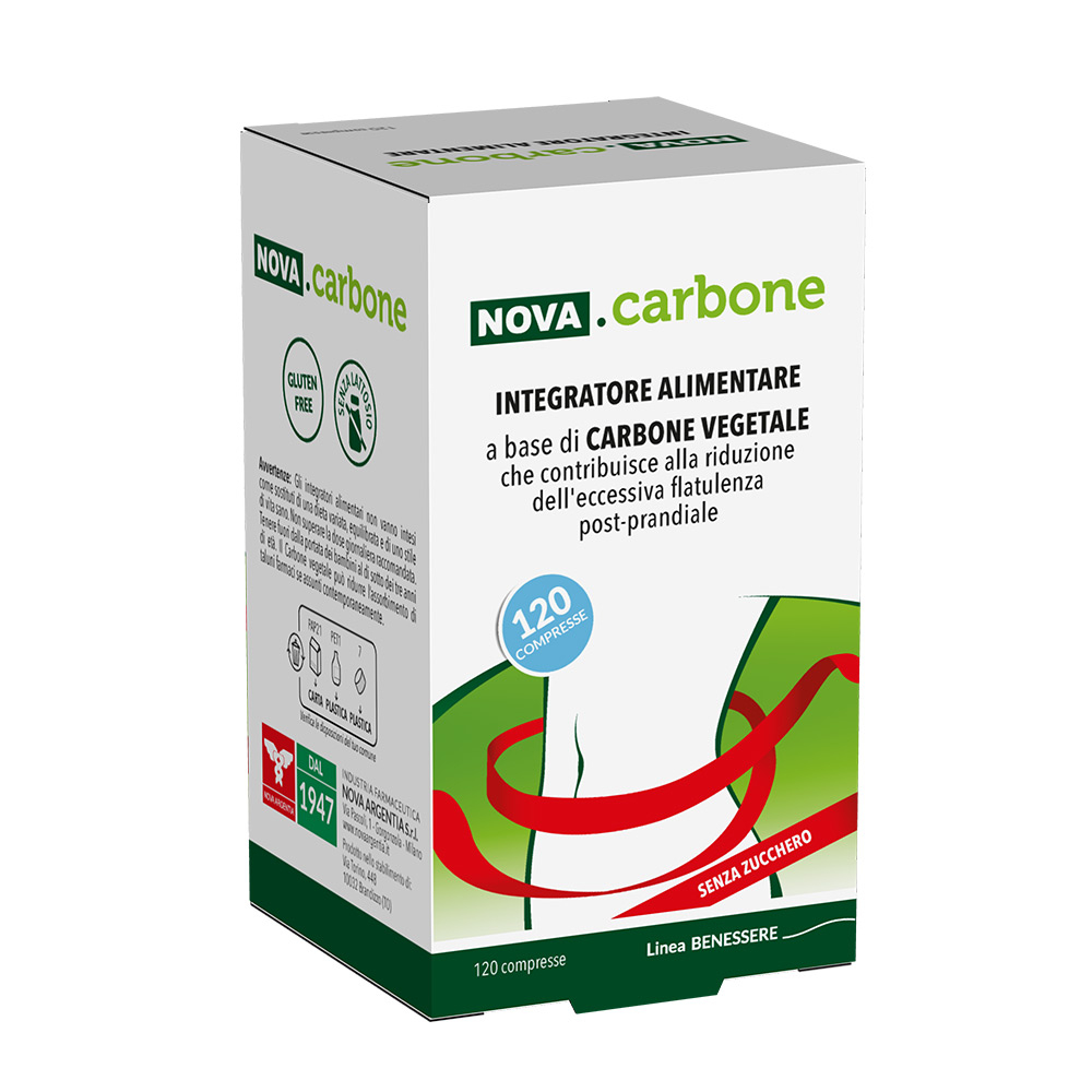 Nova Carbone Vegetale 120 Compresse