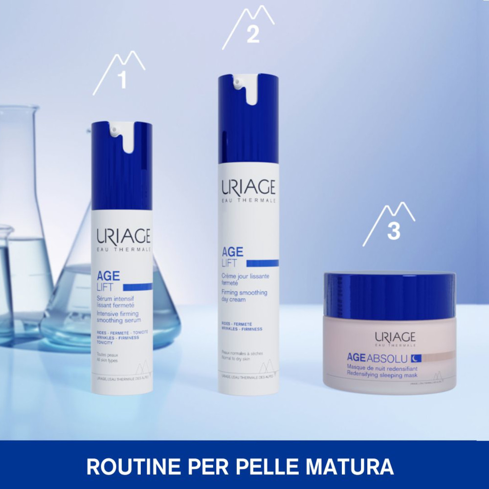 URIAGE AGE LIFT Siero intensivo antietà, antirughe ed elasticizzante, al retinolo con RETINOLO, ACIDO IALURONICO E AHA per tutti i tipi di pelle, anche sensibile - 30ml