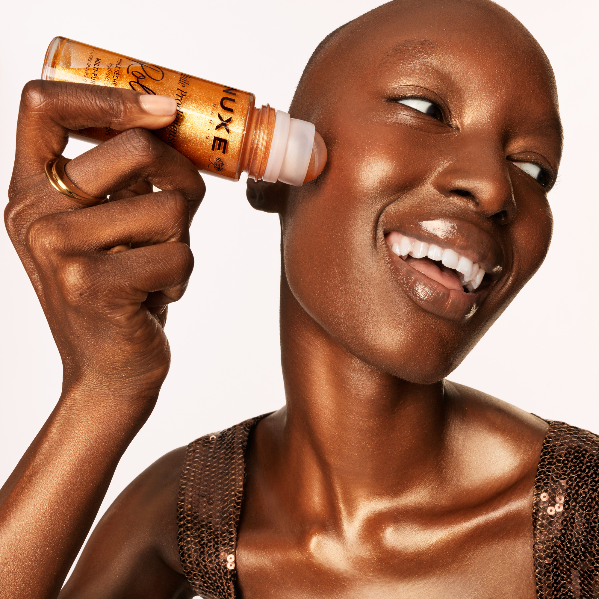 Nuxe - Huile Prodigieuse Or - Olio Secco Per Viso, Corpo E Capelli Roll-On 60 ml
