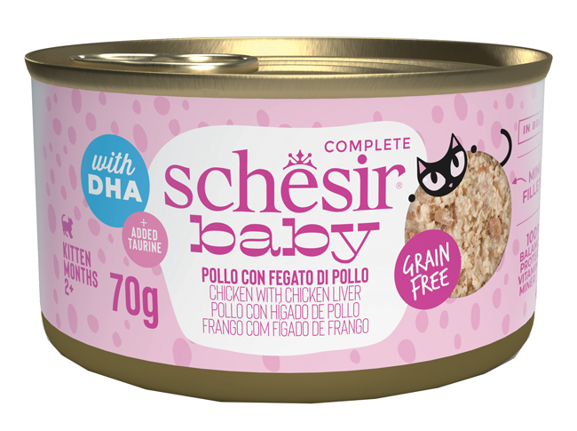 SCHESIR CAT BB POLLO/FEGATO70G