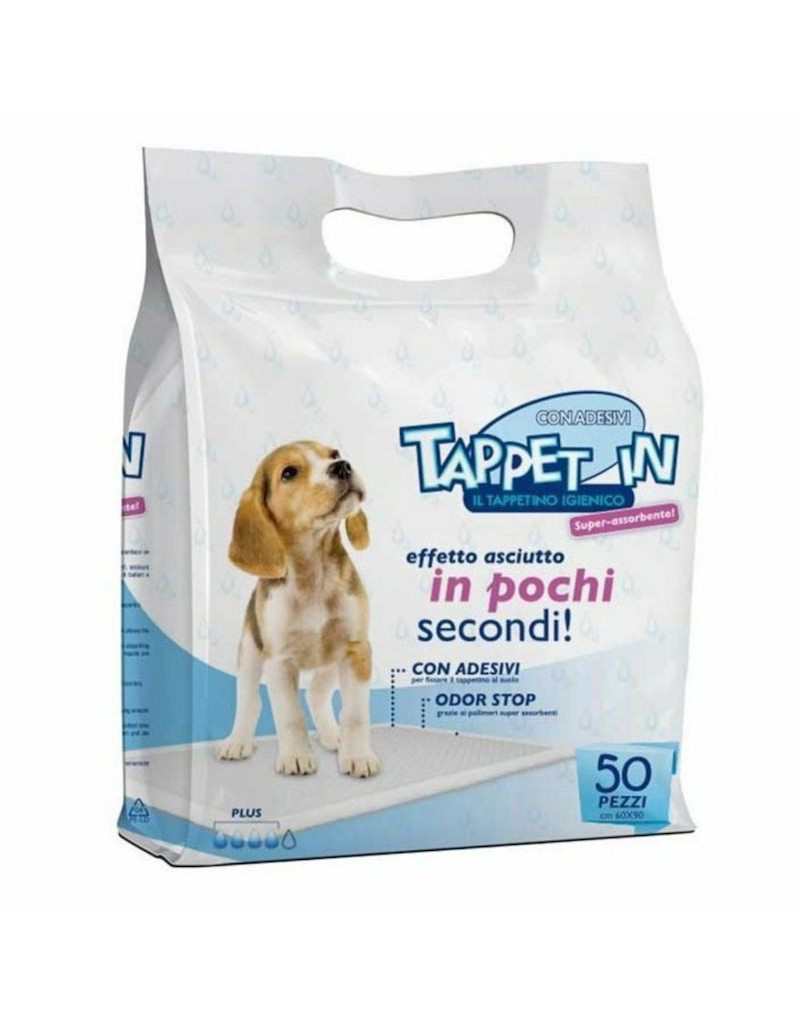 AGRI90 TAPPET IN TAPPETINO IGIENICO 60x90CM NEUTRO 50PZ