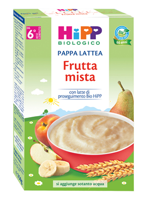 Hipp Bio Pappa Lattea Biologica alla Frutta Mista