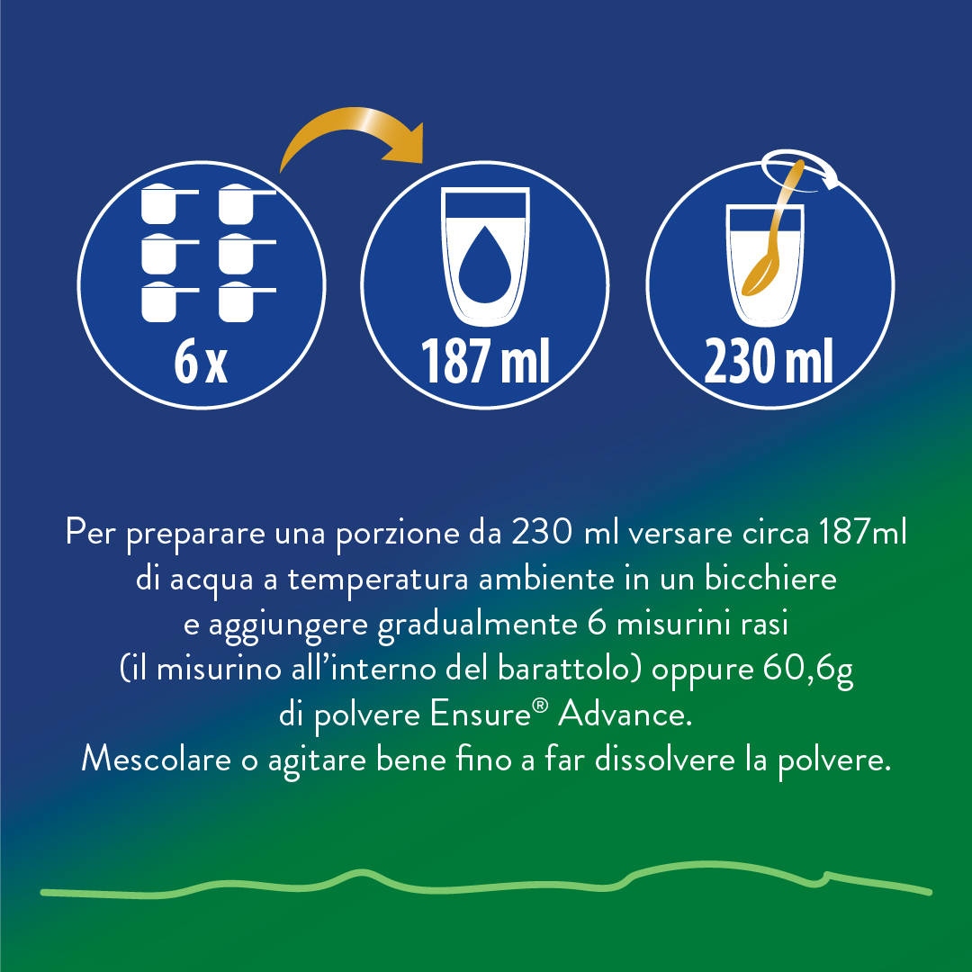 Ensure Advance Base Vegetale, integratore alimentare con Proteine Vegetali. Formato 850g, gusto Mandorla 