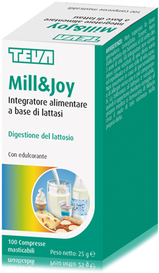 Mill&Joy Integratore a Base di Lattasi 100 Compresse Masticabili