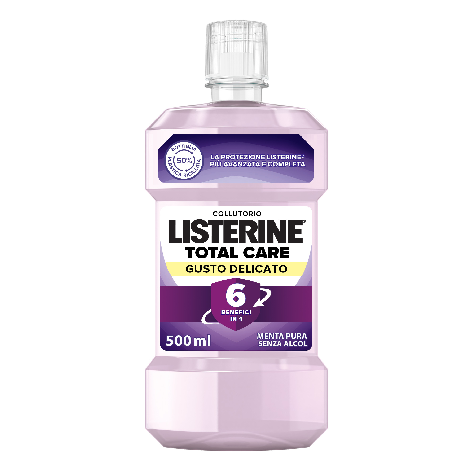Listerine Total Care Zero Collutorio Senza Alcool 500 ml