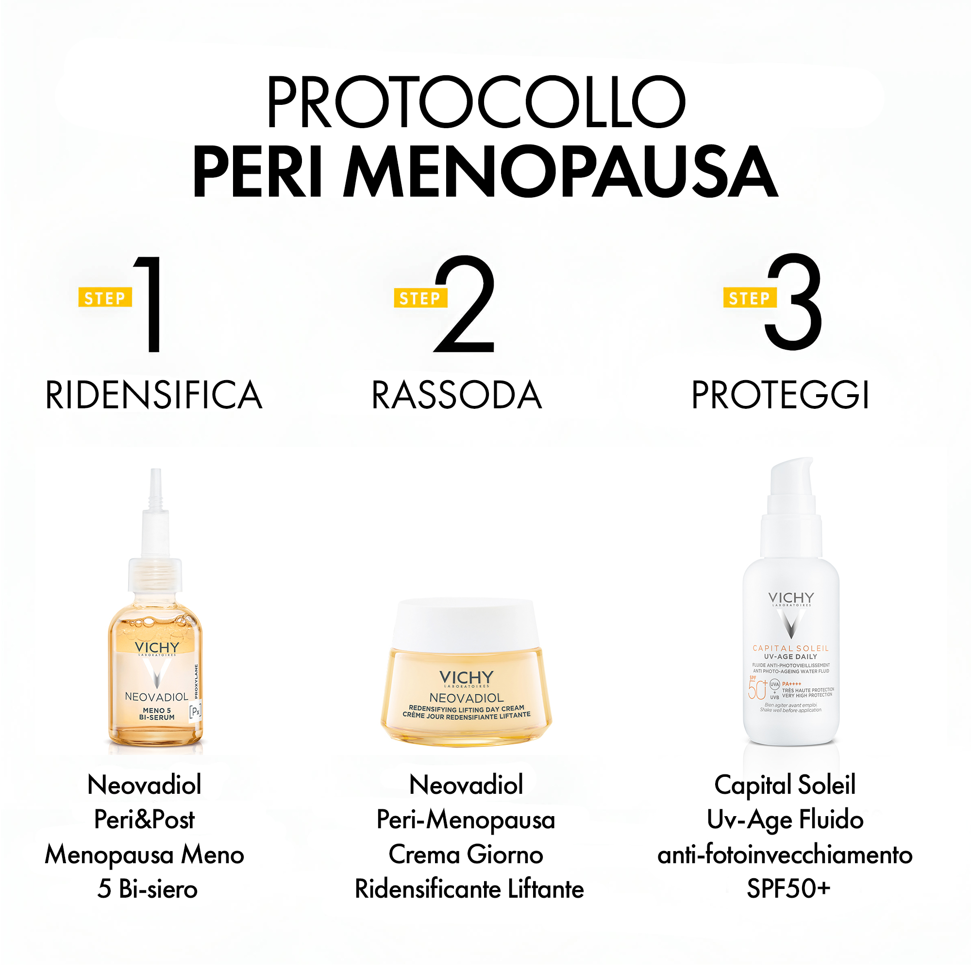 Vichy Neovadiol Peri-Menopausa Crema Giorno Ridensificante Liftante Pelle Secca 50 ml