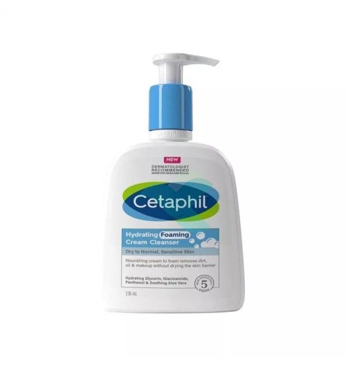 Ceraphil - Crema Detergente Schiumogena Idratante Viso Per Pelle Da Normale A Secca E Sensibile 236 ml
