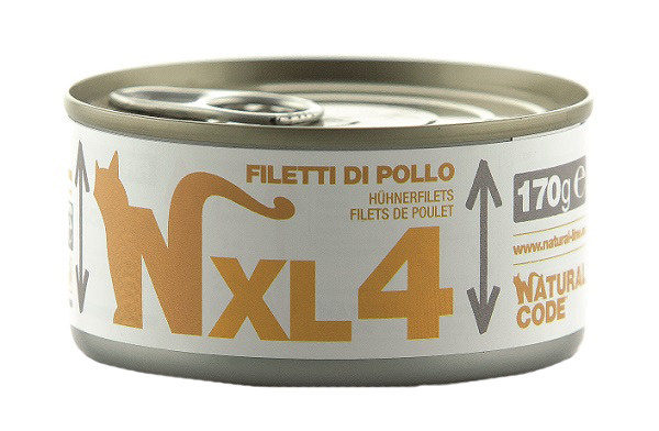 NC CAT XL4 FILETTI POLLO 170G