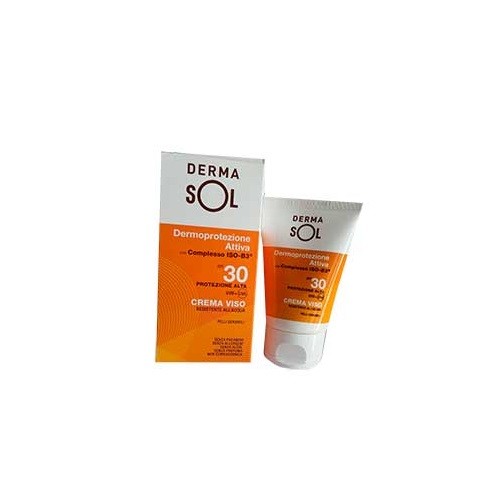 Dermasol Crema Solare Viso SPF 30 Protezione Alta 50 ml